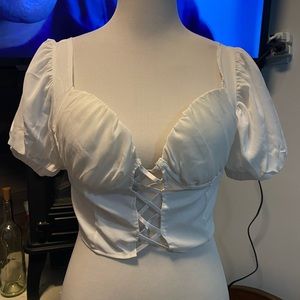 New w/o tag white blouse